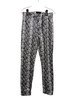 Kendall & Kylie High-rise SnakeSkin Leather Womens The Skyscraper Size 30 - READ